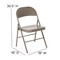 Emma and Oliver 4 Pack Double Braced Commercial Party Events Steel Metal Folding Chair